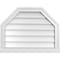 Ekena Millwork Octagonal Top Surface Mount PVC Gable Vent w/ 2"W x 2"P Brickmould Sill Frame, 26"W x 20"H GVPOT26X2003SN - alternate 1